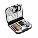 Kit para Costura com Case em Plástico Cinza 6,5cm x 7cm - Lyor