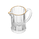 Leiteira de Cristal com Fio de ouro radial 290 ml - Lyor