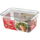 Pote Container de Plástico Multiuso Uninjet - Transparente - Marmita com Trava