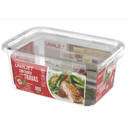 Pote Container de Plástico Multiuso Uninjet - Transparente - Marmita com Trava