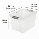 Caixa organizadora com tampa e trava - Uninjet