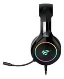 Headset Gamer HAVIT H2232D, RGB, Microfone Flexível Preto