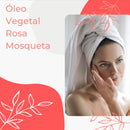 Óleo Vegetal de Rosa Mosqueta Dermare 100% Puro Extra Virgem Hidratação Regeneração Proteção da Pele