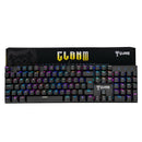 Teclado gamer King Tk87 mecanico - Clanm