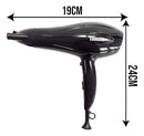 Secador de cabelo profissional 1900 Watts 110V - Tomate